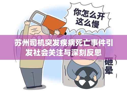 苏州司机突发疾病死亡事件引发社会关注与深刻反思