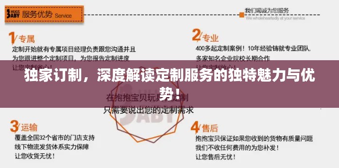 独家订制，深度解读定制服务的独特魅力与优势！