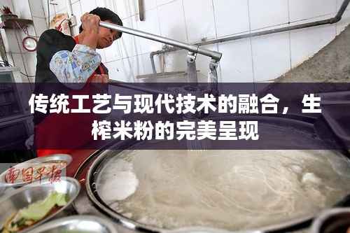 传统工艺与现代技术的融合，生榨米粉的完美呈现