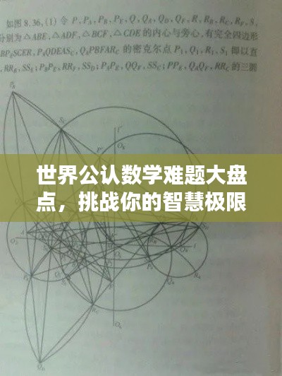 世界公认数学难题大盘点，挑战你的智慧极限！