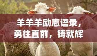 羊羊羊励志语录,勇往直前,铸就辉煌梦想之路