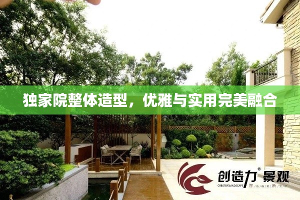 独家院整体造型，优雅与实用完美融合