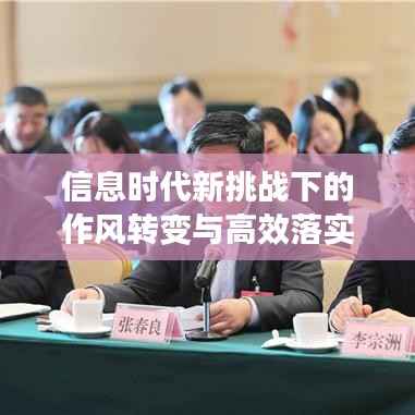 信息时代新挑战下的作风转变与高效落实策略