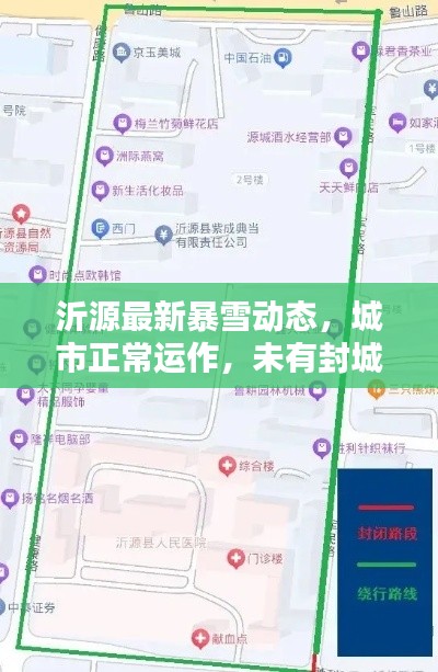沂源最新暴雪动态,城市正常运作,未有封城计划