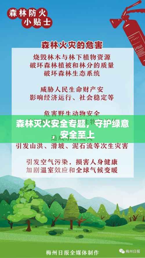 森林灭火安全专题，守护绿意，安全至上