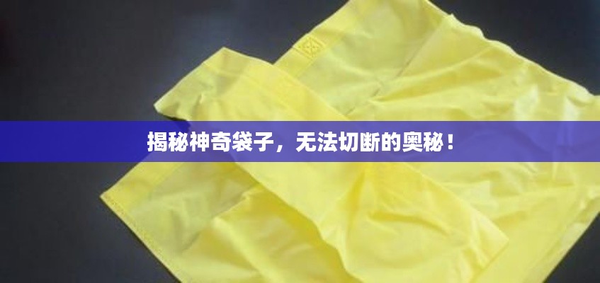 揭秘神奇袋子，无法切断的奥秘！