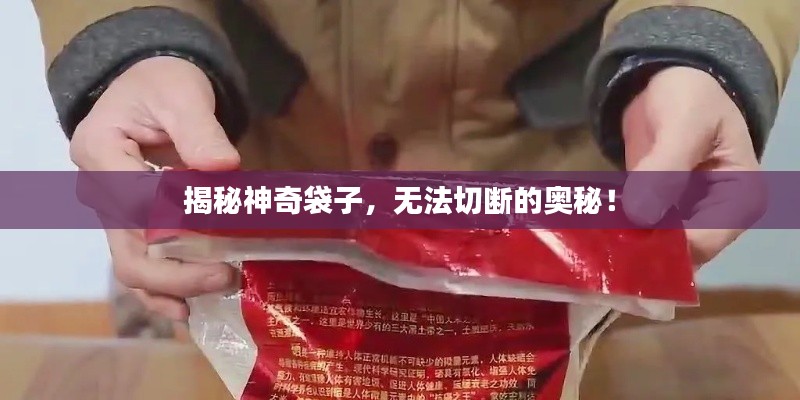 揭秘神奇袋子,无法切断的奥秘!