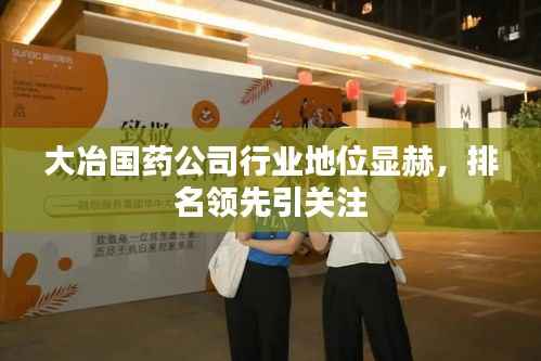 大冶国药公司行业地位显赫,排名领先引关注