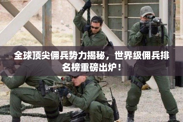 全球顶尖佣兵势力揭秘，世界级佣兵排名榜重磅出炉！