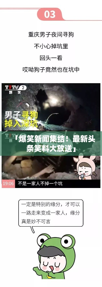 「爆笑新闻集结！最新头条笑料大放送」