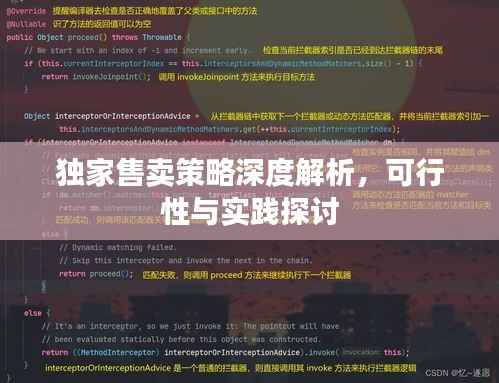 独家售卖策略深度解析，可行性与实践探讨