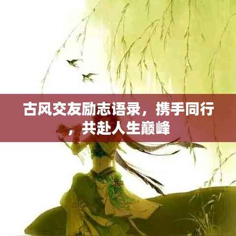 古风交友励志语录，携手同行，共赴人生巅峰