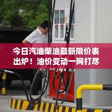今日汽油柴油最新限价表出炉!油价变动一网打尽