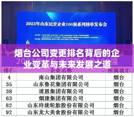 烟台公司变更排名背后的企业变革与未来发展之道