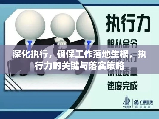 深化执行，确保工作落地生根，执行力的关键与落实策略