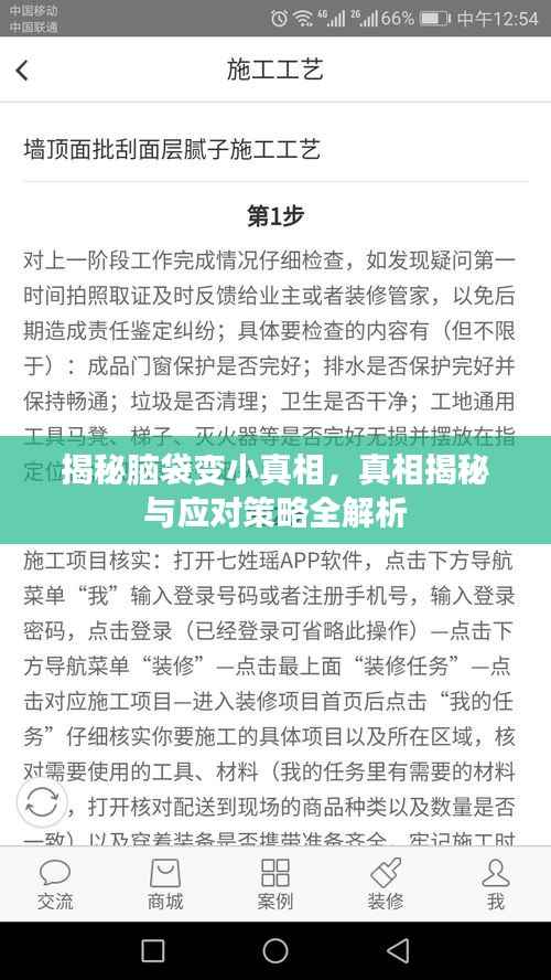 揭秘脑袋变小真相，真相揭秘与应对策略全解析