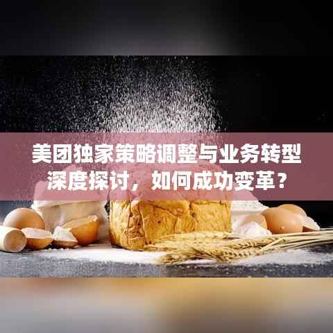 美团独家策略调整与业务转型深度探讨，如何成功变革？